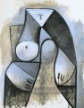 Femme assise 1929 Kubismus